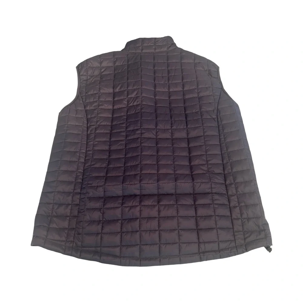 Little Donkey Andy Mens XL Black Quilted Puffer Vest Lightweight Full Zip Jacket